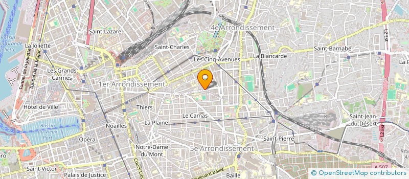 localisation de l'entreprise MONSIEUR ALBERT MISTRE à MARSEILLE