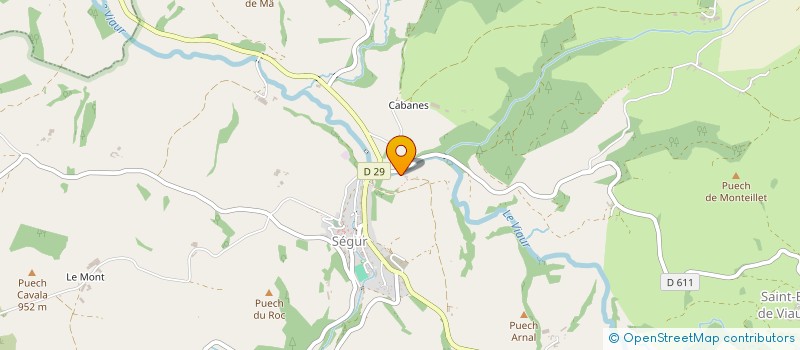 localisation de l'entreprise MONSIEUR ALBERT MONTEILLET  CANET-DE-SALARS