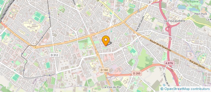 localisation de l'entreprise MONSIEUR ALBERT MOREL BELTRAN à ANGERS