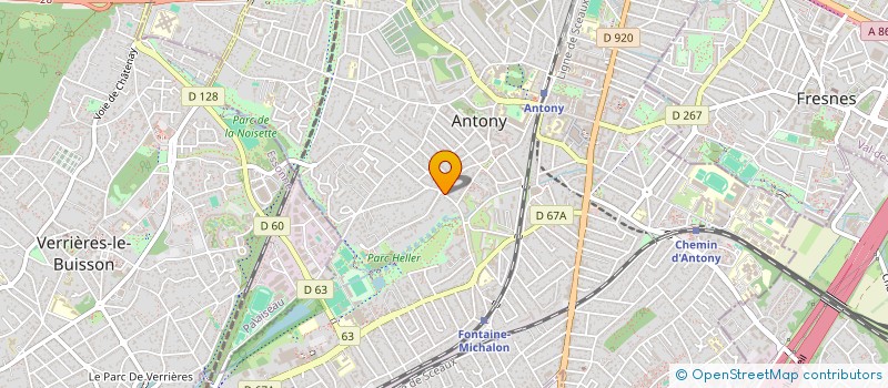 localisation de l'entreprise MONSIEUR ALBERT MORIN à ANTONY