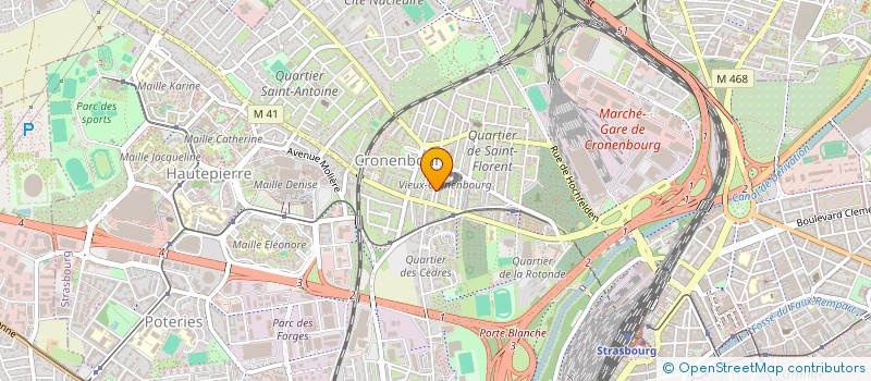 localisation de l'entreprise MONSIEUR ALBERT MORS  STRASBOURG