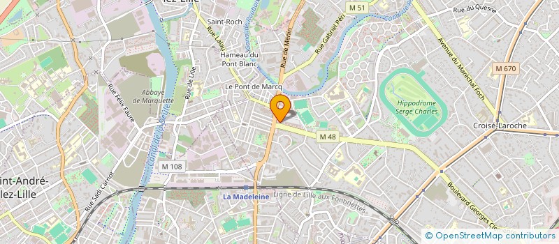 localisation de l'entreprise MONSIEUR ALBERT NADJARYAN  MARCQ-EN-BARUL