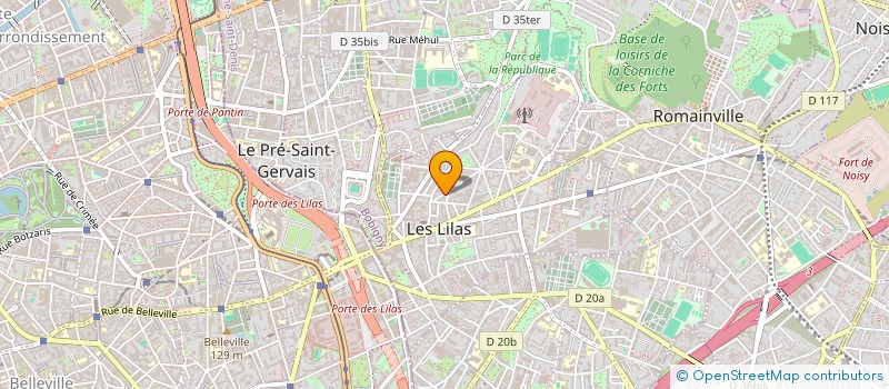 localisation de l'entreprise MONSIEUR ALBERT NAVARRO à LES LILAS
