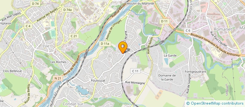 localisation de l'entreprise MONSIEUR ALBERT NEXON à CONDAT-SUR-VIENNE