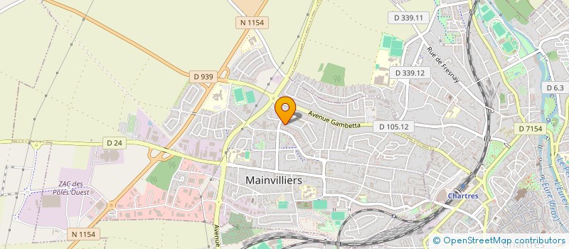 localisation de l'entreprise MONSIEUR ALBERT NGALLE LOTH à MAINVILLIERS