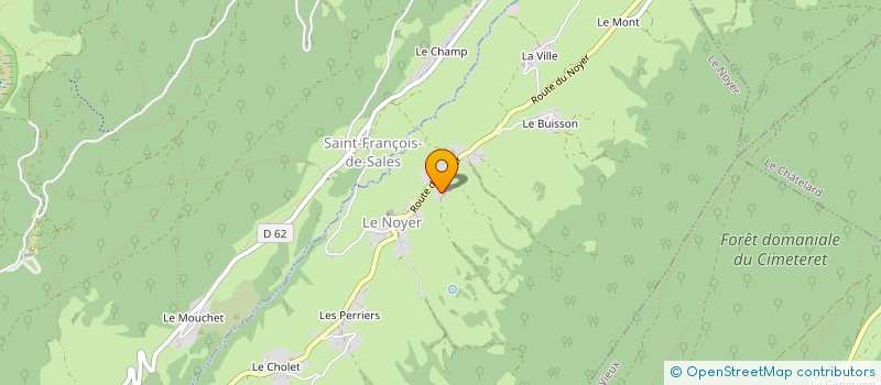 localisation de l'entreprise MONSIEUR ALBERT NICOUD-PERNET  SAINT-FRANCOIS-DE-SALES