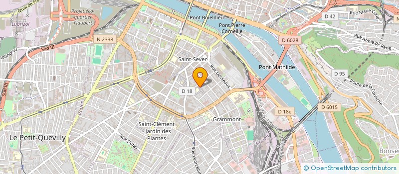 localisation de l'entreprise MONSIEUR ALBERT NYEMB  ROUEN