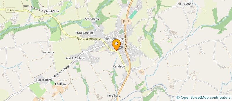 localisation de l'entreprise MONSIEUR ALBERT ONADJA  PLOMODIERN