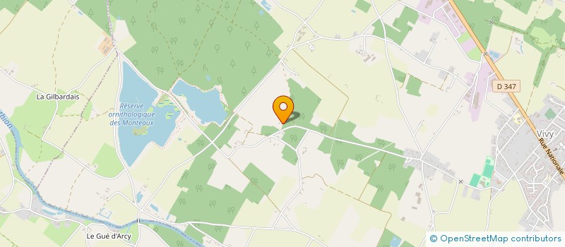 localisation de l'entreprise MONSIEUR ALBERT OUTIOU  VIVY