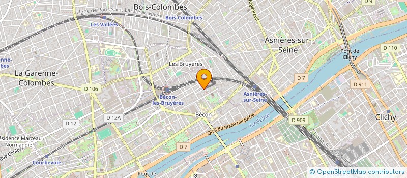 localisation de l'entreprise MONSIEUR ALBERT PAGES à COURBEVOIE