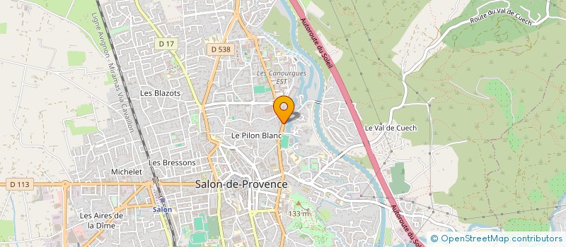 localisation de l'entreprise MONSIEUR ALBERT PALMACCIO  SALON-DE-PROVENCE