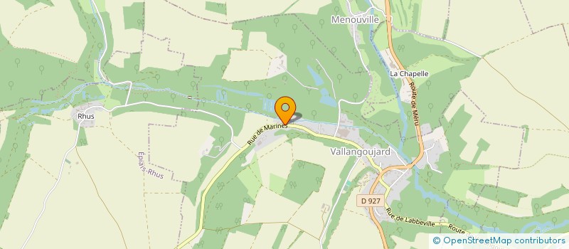 localisation de l'entreprise MONSIEUR ALBERT PANASSIE  VALLANGOUJARD