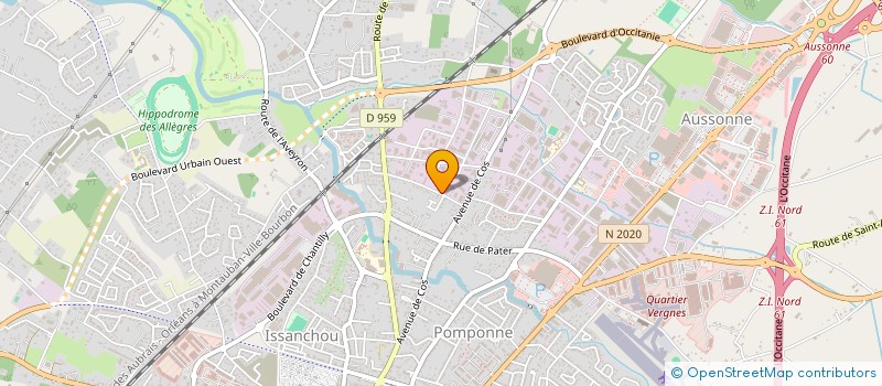 localisation de l'entreprise MONSIEUR ALBERT PARRA PIQUE  MONTAUBAN