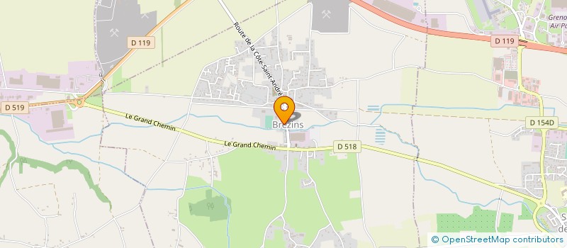 localisation de l'entreprise MONSIEUR ALBERT PATOULLY  SAINT-ETIENNE-DE-SAINT-GEOIRS