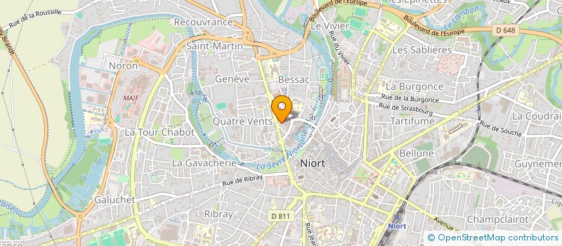 localisation de l'entreprise MONSIEUR ALBERT PAULEZ à NIORT