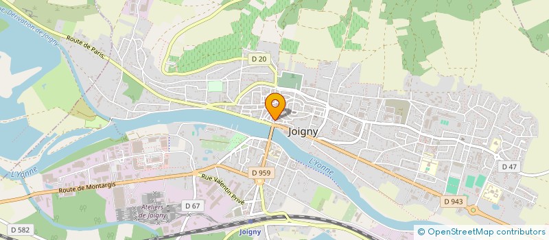 localisation de l'entreprise MONSIEUR ALBERT PEREIRA à JOIGNY