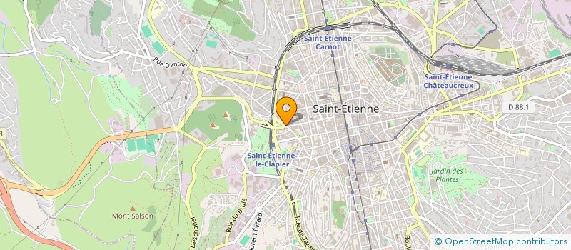 localisation de l'entreprise MONSIEUR ALBERT PETROV à SAINT-ETIENNE