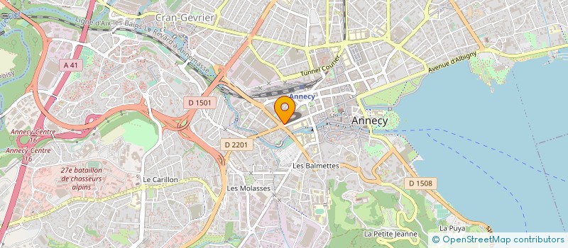 localisation de l'entreprise MONSIEUR ALBERT PILATO à ANNECY