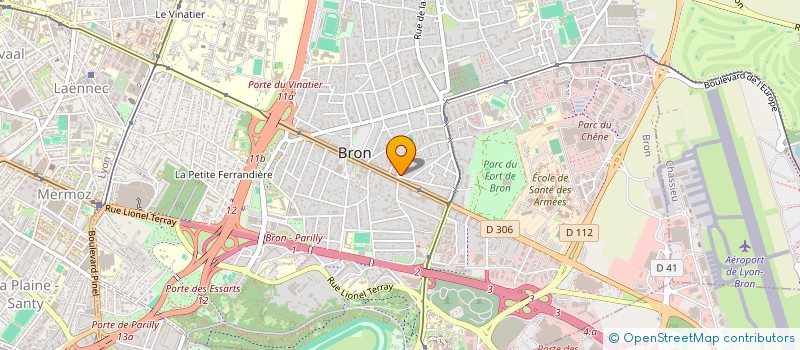 localisation de l'entreprise MONSIEUR ALBERT PINOL à BRON