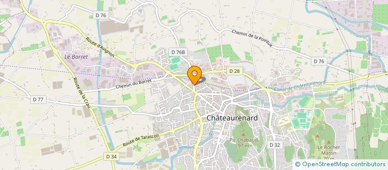 localisation de l'entreprise MONSIEUR ALBERT PINTO  CHATEAURENARD