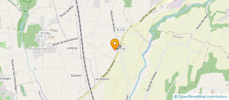 localisation de l'entreprise MONSIEUR ALBERT POCHON  MARSAZ