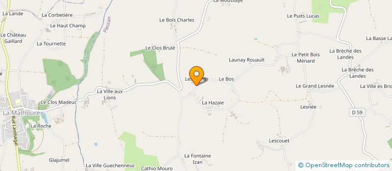 localisation de l'entreprise MONSIEUR ALBERT POILVET  PLESTAN