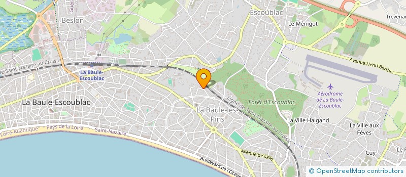 localisation de l'entreprise MONSIEUR ALBERT POLACSEK à LA BAULE-ESCOUBLAC
