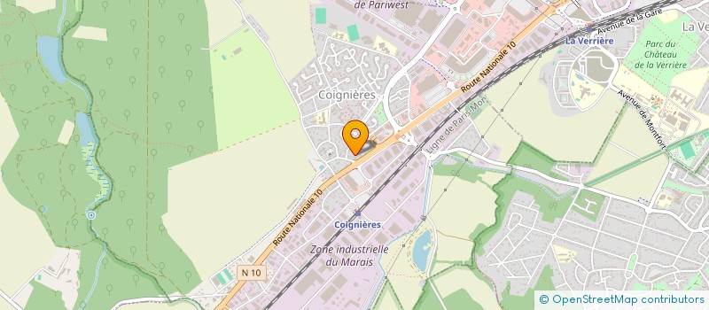 localisation de l'entreprise MONSIEUR ALBERT PORTAIL  COIGNIERES