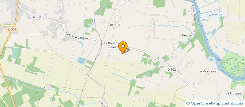 localisation de l'entreprise MONSIEUR ALBERT POULARD  SAINT-GILDAS-DES-BOIS