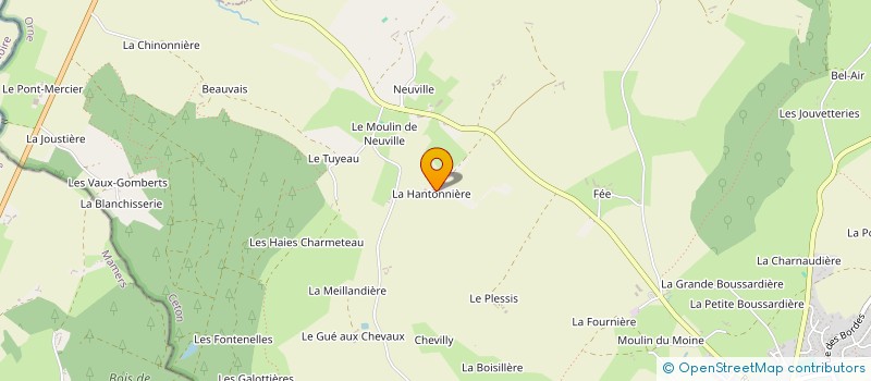 localisation de l'entreprise MONSIEUR ALBERT POUSSIN à CETON