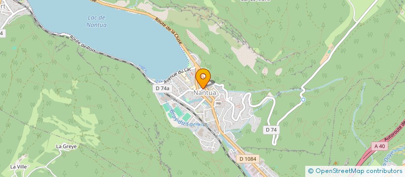 localisation de l'entreprise MONSIEUR ALBERT POYARD  NANTUA