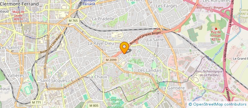localisation de l'entreprise MONSIEUR ALBERT POYET à CLERMONT-FERRAND