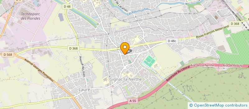 localisation de l'entreprise MONSIEUR ALBERT PUJOL à GIGNAC-LA-NERTHE