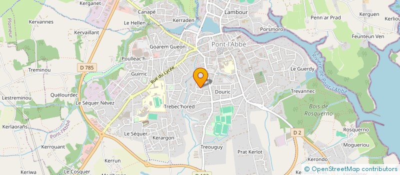 localisation de l'entreprise MONSIEUR ALBERT QUENTEL à PONT-L'ABBE