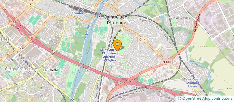 localisation de l'entreprise MONSIEUR ALBERT RANDRIANANTOANINA à SAINT-OUEN-L'AUMONE