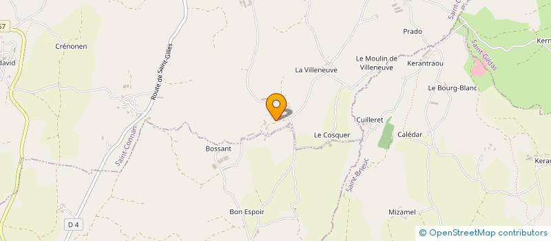 localisation de l'entreprise MONSIEUR ALBERT RANNOU à SAINT-GILLES-PLIGEAUX