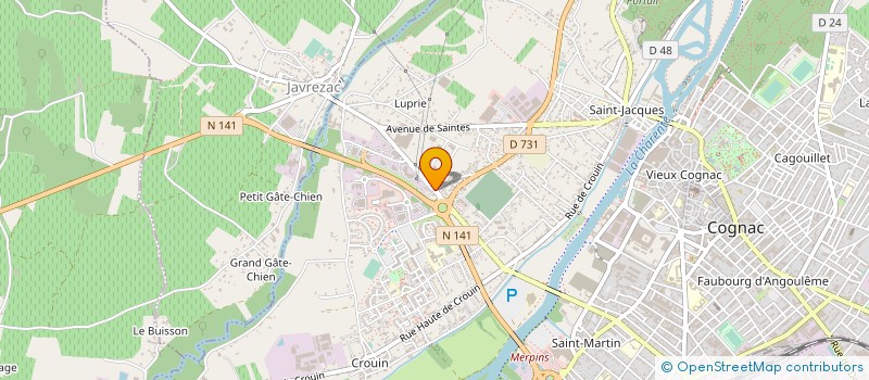 localisation de l'entreprise MONSIEUR ALBERT REINARD à LES CHATELIERS