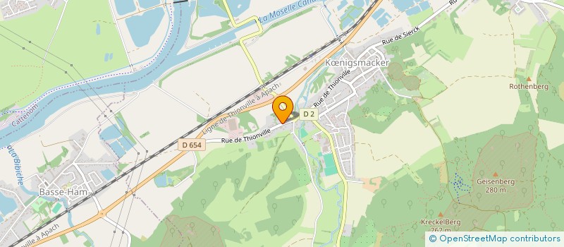 localisation de l'entreprise MONSIEUR ALBERT RENALDINI  KNIGSMACKER