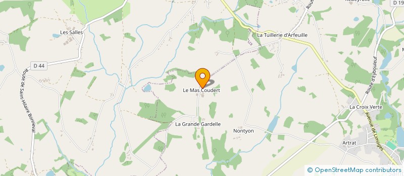 localisation de l'entreprise MONSIEUR ALBERT RENAUDIE à SAINT-GENEST-SUR-ROSELLE