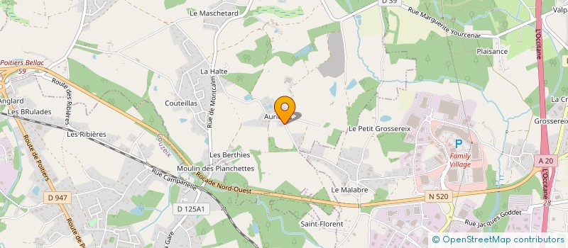 localisation de l'entreprise MONSIEUR ALBERT RENAUDIE à CHAPTELAT