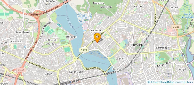 localisation de l'entreprise MONSIEUR ALBERT RICHARD  LANESTER