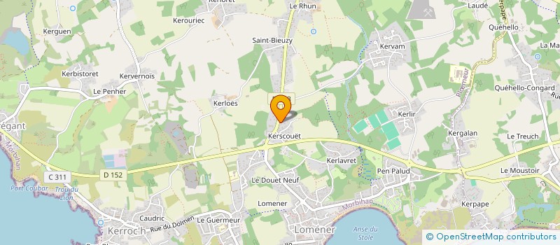 localisation de l'entreprise MONSIEUR ALBERT ROBO  PLOEMEUR