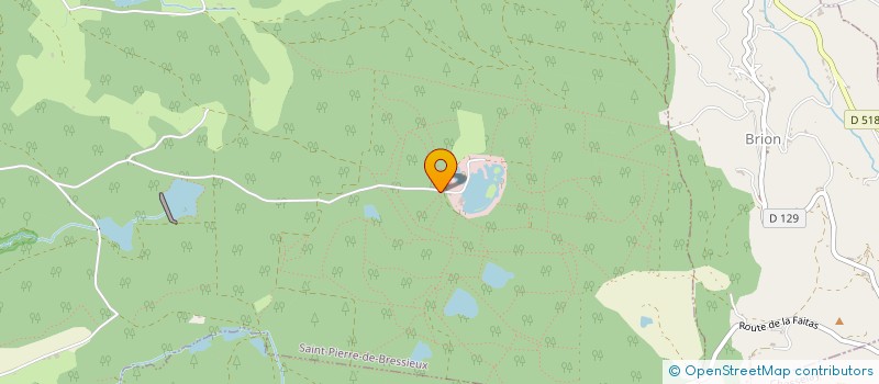 localisation de l'entreprise MONSIEUR ALBERT ROCHER  SAINT-PIERRE-DE-BRESSIEUX