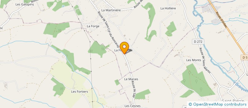 localisation de l'entreprise MONSIEUR ALBERT ROCHER  SAINT-MARTIN-DE-MAILLOC