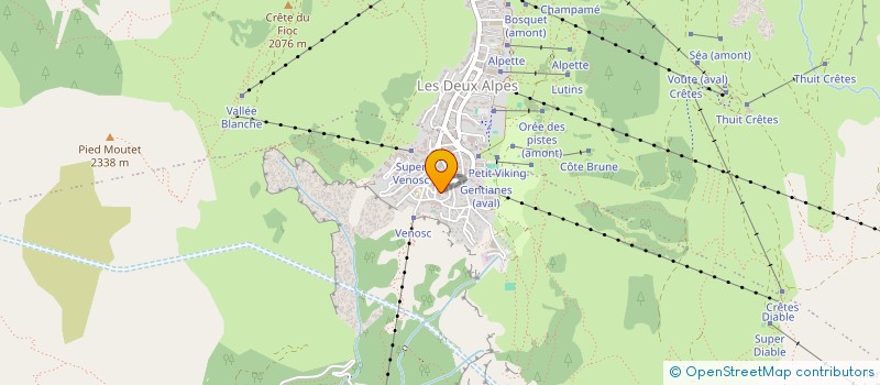 localisation de l'entreprise MONSIEUR ALBERT RODRIGUEZ OLIVE  LES DEUX ALPES