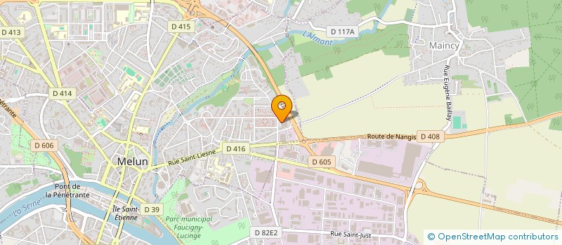 localisation de l'entreprise MONSIEUR ALBERT ROSSIGNOL à MELUN