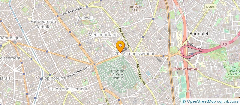 localisation de l'entreprise MONSIEUR ALBERT ROUET  PARIS