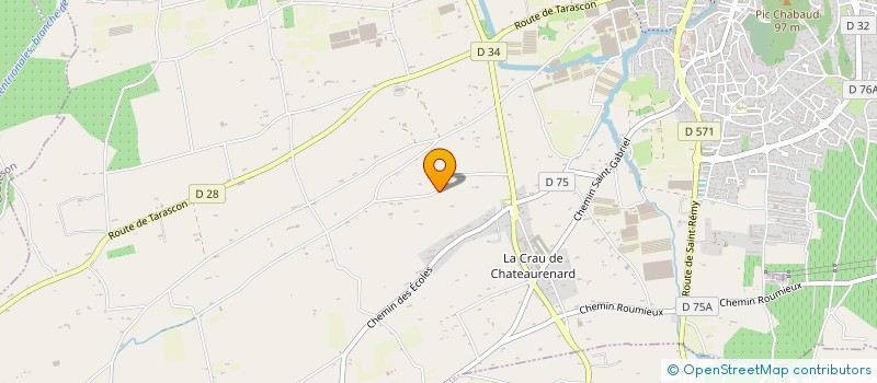 localisation de l'entreprise MONSIEUR ALBERT RUFFINATO à CHATEAURENARD