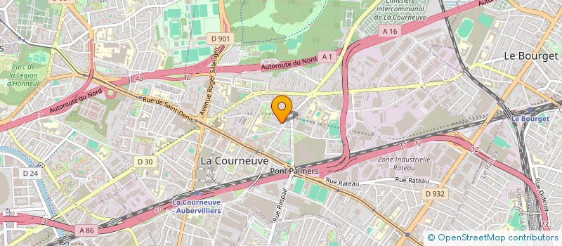 localisation de l'entreprise MONSIEUR ALBERT RUSSO à LA COURNEUVE