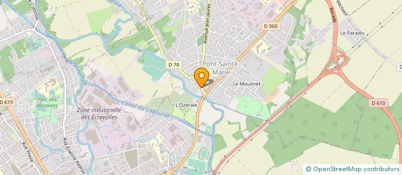 localisation de l'entreprise MONSIEUR ALBERT SABATIER à PONT-SAINTE-MARIE